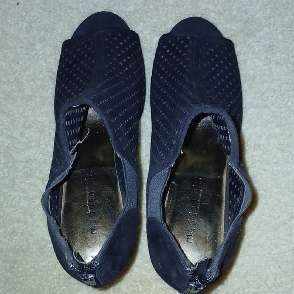 Madden Girl Peep Toe Heeled Booties - Picture 4 of 7